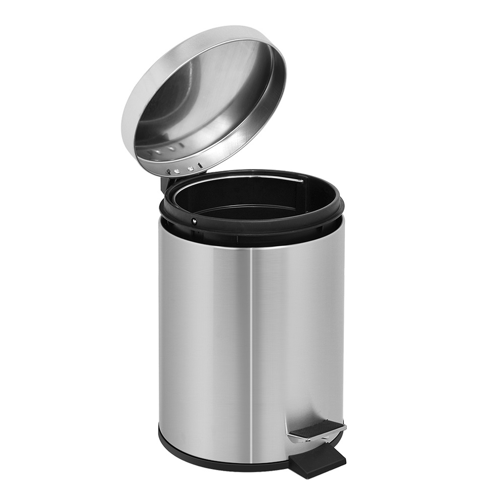 stainless steel pedal bin