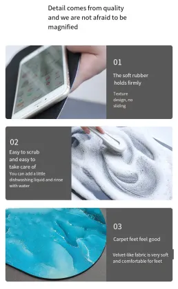 Diatom Mud Bathroom Floor Shower Mats