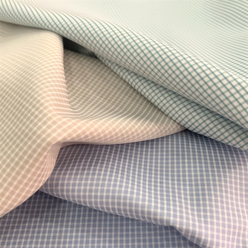 Silk-finishing Microfibre Checker Fabrics