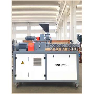 PP PE HDPE Granulating Plastic Twin Screw Extruder