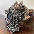 Home Decor Plaque Resin Ornaments Viking Berserker Double Axe Wall Art Factory