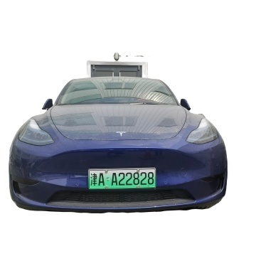 Blue Long Range 660KM Used Electric Van - Cheap Model Y Smart Car