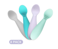 Custom Fat Handle Silicone Spoon Utensil