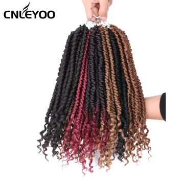 New Spring Senegalese Crochet Hair 12 Inch Curly End Senegalese Twist Crochet Braids For Women