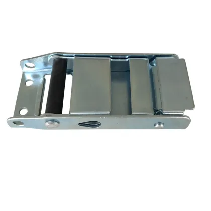 Pull Down Locking Buckle Strap for Curtain Side Truck Trailers with Combi Hook Steel