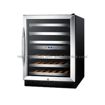46bottles Dual Zone SS Door Frame Wine Coolers