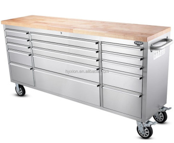 72" 15 Drawers Stainless Steel CSPS Tool Chest - Hot Sale