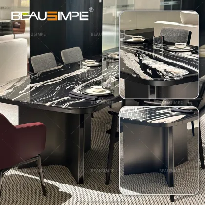 Marble Top Dining Table Set