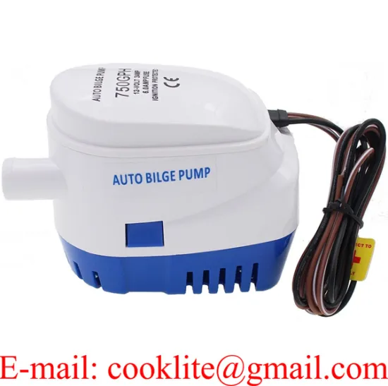 Pompa Sommersa Sentina Immersione 12V 24V Automatica Nautica 750 GPH