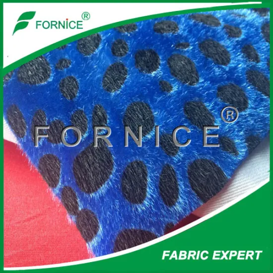 high quality woven faux mink fur upholstery fabric