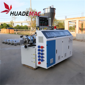 High capacity PVC four strand pipe extrusion line