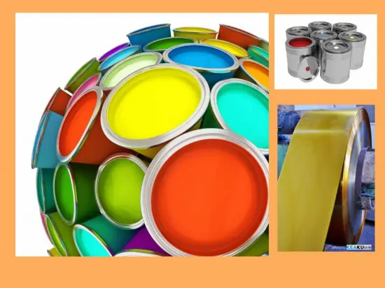 Laminated white Gold Transparent TINPLATE for Paint Cans