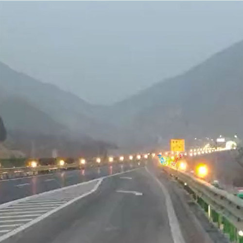 300mm iron shell round highway traffic fog lamp