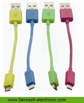 Colorfull Micro 5pin USB Data and Charger Cable for HTC/Samsung/Blackberry/Motorola/LG