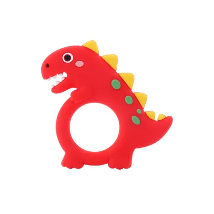 Dinosaur Silicone Teething Toys for Little Explorers