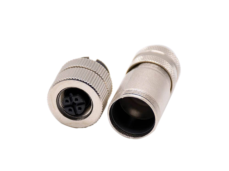 M12 shielded connector