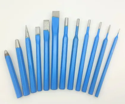 Professional 12 Pcs Hand Tool Drive Punch Set & Chisel Punch Set