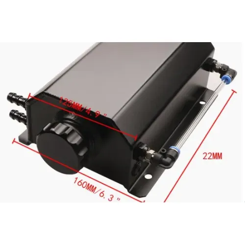 Universeller schwarzer Autoölfang Tank 1l/2l