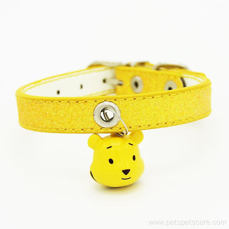 New luxury cute small pet collar with bell