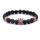 Pierre de lave Couronne Bracelet pour les femmes Fille