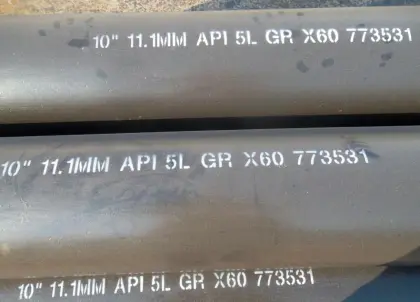 API 5L GR X60 SMLS pipes