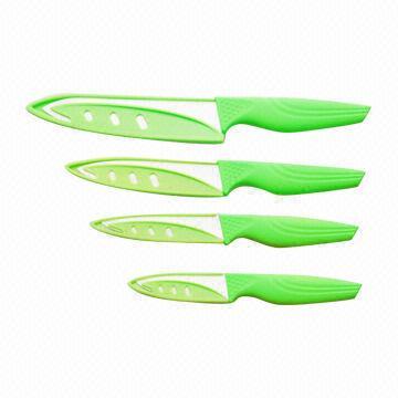 Ceramic Knives, 94.5% Zirconium Oxide Blade, ABS + TPR Handle, FDA Standard