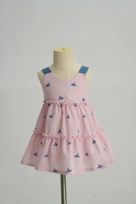 Girls' Comfortable Sling Pop Dress
