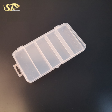  SUPERIORFISHING PP Plastic Fishing Tackle Box - 5 Spaces Accessory & Lure Organizer HW17