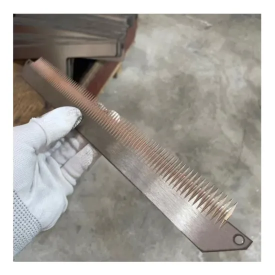 Perforation Teeth Plastic Cutting Blade Manufacturer: Serrated Blade Knife