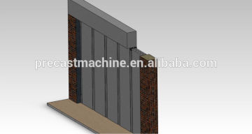Prefab homes lightweight MGO hollow core wall panel for house