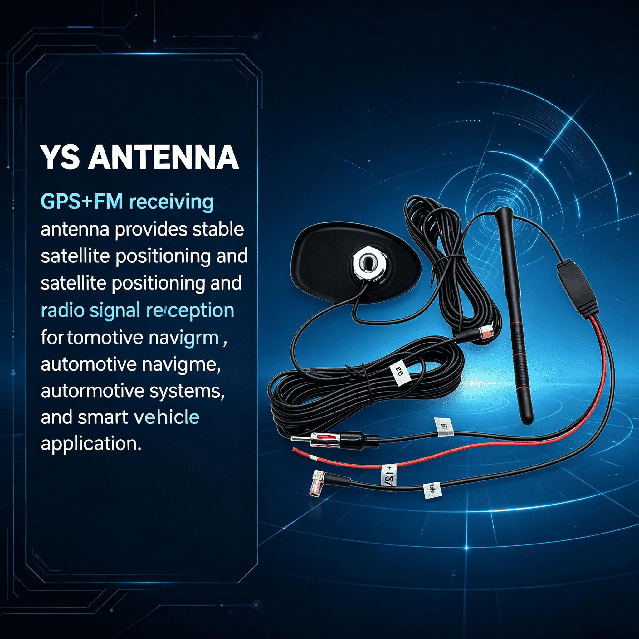 Three-in-one combined vehicle-mounted antenna_new