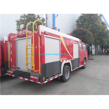 RHD LHD crew cab 3t fire fighting truck