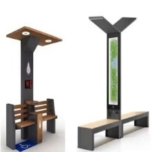 solar powered park bench for sale