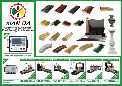 STONE MOLDING MACHINE FOR LINEAR RAILING PROFILING MARBLE GRANITE SHAPING" can be condensed to: "Linear Railing Profiling Machin