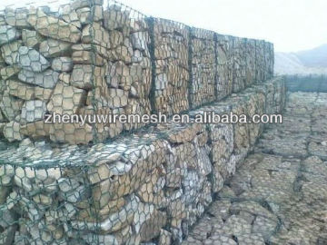 low carbon steel hexagonal wire netting/Flood control gabion