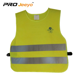 Kids Hi Vis Yellow Warning Reflective Safety Vest