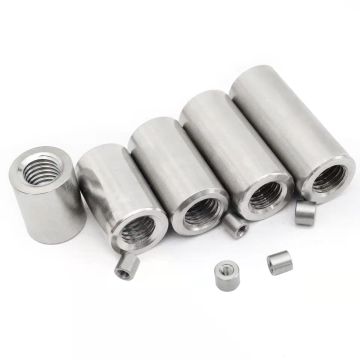 Stainless Steel Cylindrical Nuts: Round Connection Fasteners