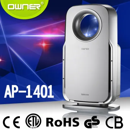 2015 new design HEPA filter air purifier cigarette smoke in home or office