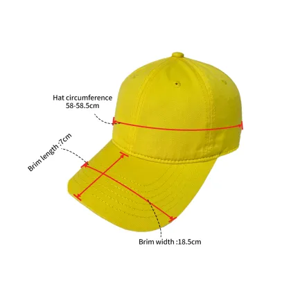 Solid Royal Blue Unstructured Cotton Baseball Cap