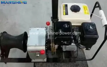 Gas Powered Rope Winch