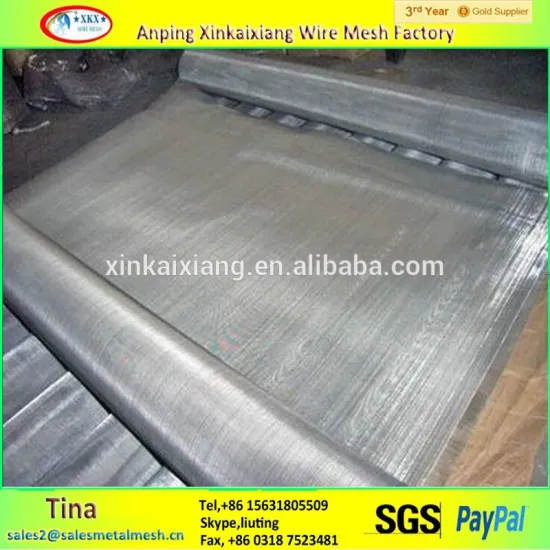 Hot sale heat resisting stainless steel wire braided mesh