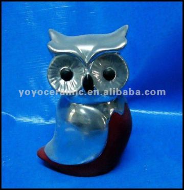 porcelain owl decoration