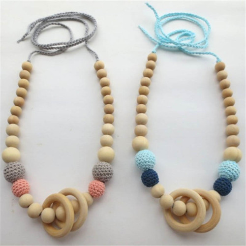 Kalung tumbuh gigi Crochet kalung tumbuh gigi Amber