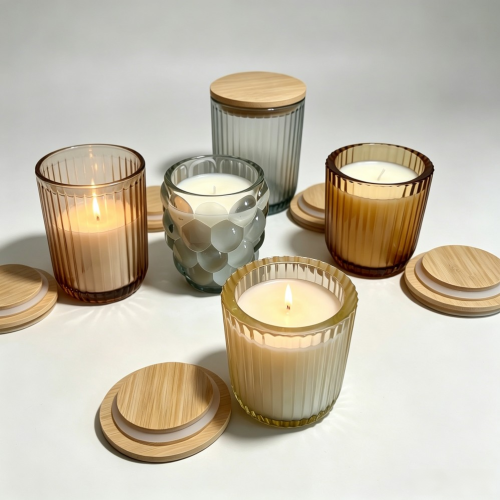 Handmade Soy Wax Candle With Natural Essential Oils Custom Logo Scented Candle