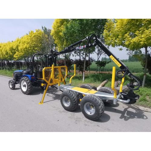 Tractor 10t Lâm nghiệp Trailer Ghế Gương