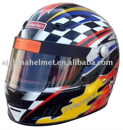 Snell SA2010 Approved Fiberglass Karting Helmet FF-S4