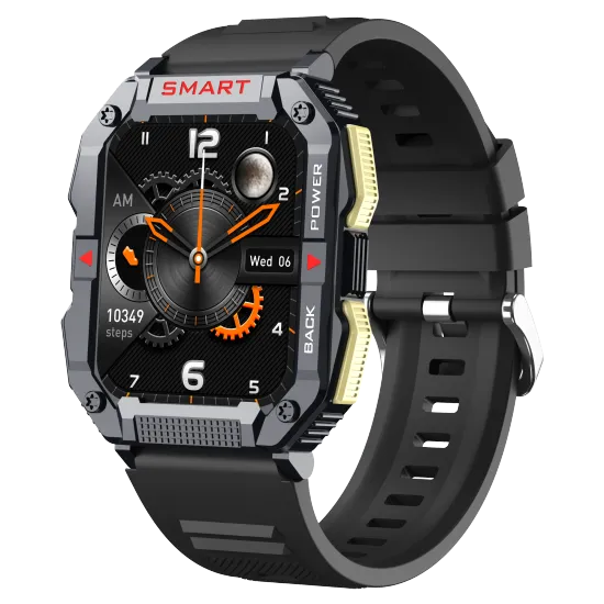 PGRETY 2023: High-Quality 1.83\" Blood Oxygen Smartwatch with Waterproof IP67 Feature for Men