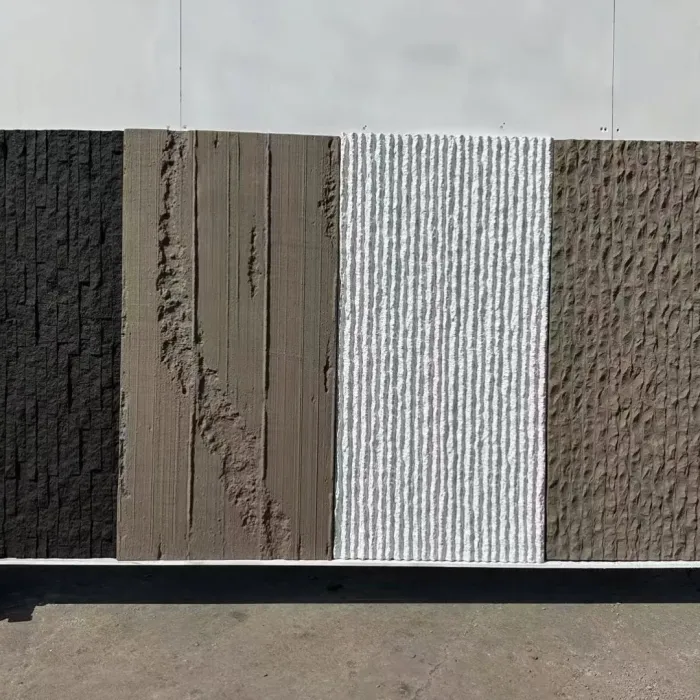 แผงผนังหิน PU ที่ทนทานค่าบำรุงรักษาต่ำ