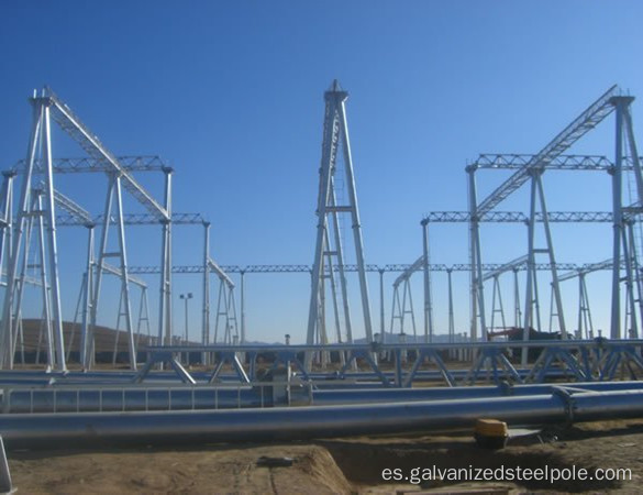 35kV 110kV 220kV 500kV Estructuras de subestación Postos de acero