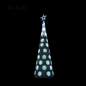 Giant H: luci a LED a LED in 3D decorative di Natale 6m